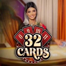 Official Live Casino logo: 32 Cards by Ezugi at Betninja Casino