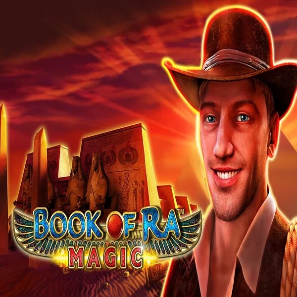 Book of Ra Magic by Greentube, showcased at betninjacasinoo.co.uk – game logo