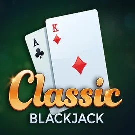 Classic Blackjack slot logo by Red Tiger Gaming at Betninja Casino