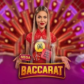 Mega Baccarat game by Pragmatic Play – logo hosted on Betninja Casino